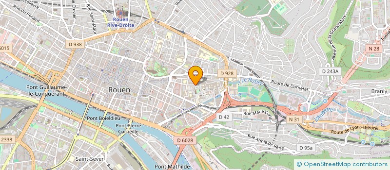 localisation de l'entreprise LA MAISON D'ACCUEIL HOSPITALIERE LA SOURCE  ROUEN