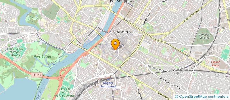 localisation de l'entreprise LA MAISON D ADAM à ANGERS