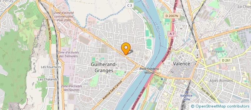 localisation de l'entreprise LA MAISON D'AIME à GUILHERAND-GRANGES