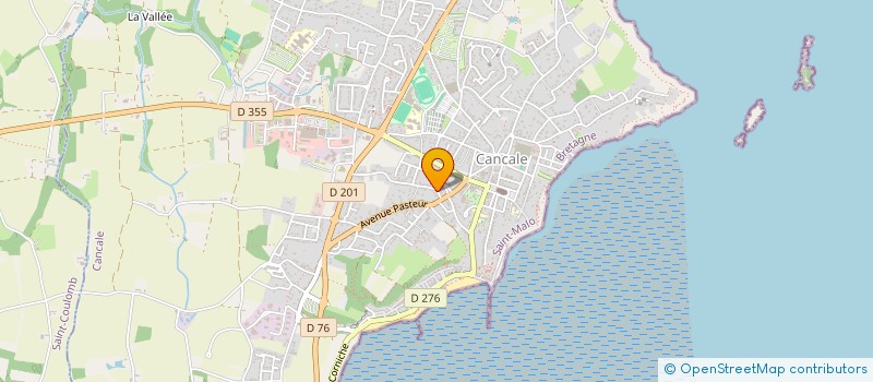 localisation de l'entreprise LA MAISON D'AMELIE  CANCALE