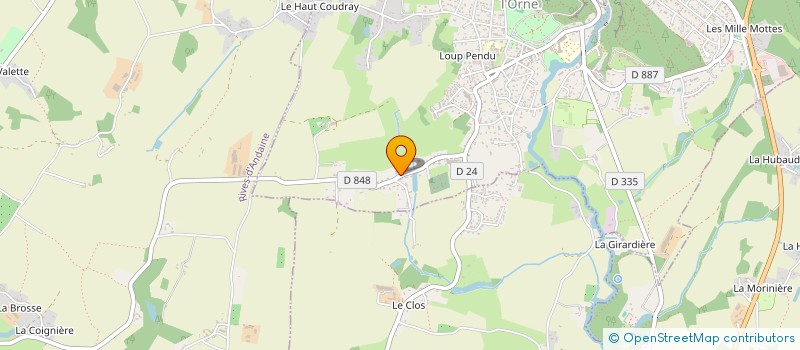 localisation de l'entreprise LA MAISON D'ANASTASIA à BAGNOLES-DE-L'ORNE-NORMANDIE