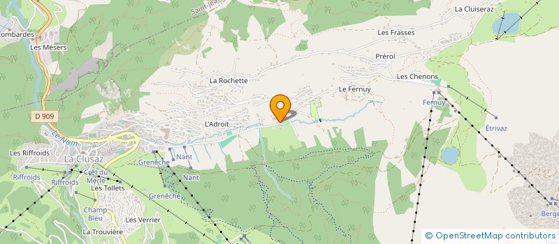 localisation de l'entreprise LA MAISON D'ANNABELLE à LA CLUSAZ