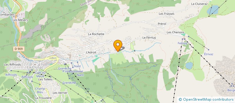 localisation de l'entreprise LA MAISON D'ANNABELLE PARTENARIAT à LA CLUSAZ