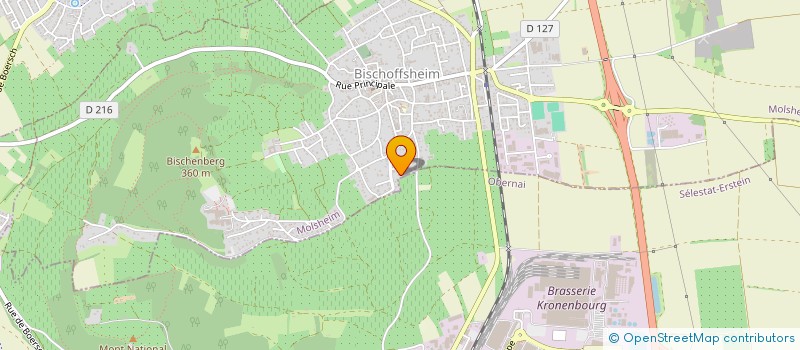 localisation de l'entreprise LA MAISON D'ANTAN  BISCHOFFSHEIM