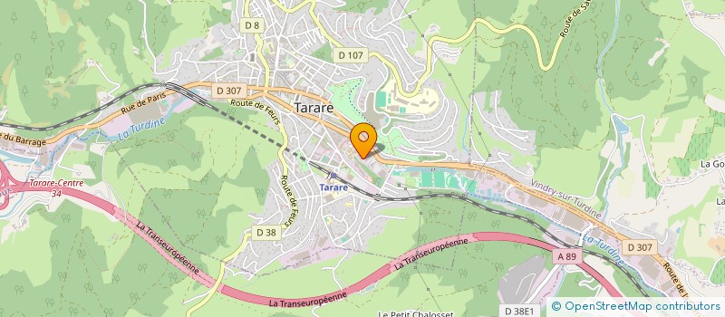 localisation de l'entreprise LA MAISON D'ARIANE à TARARE
