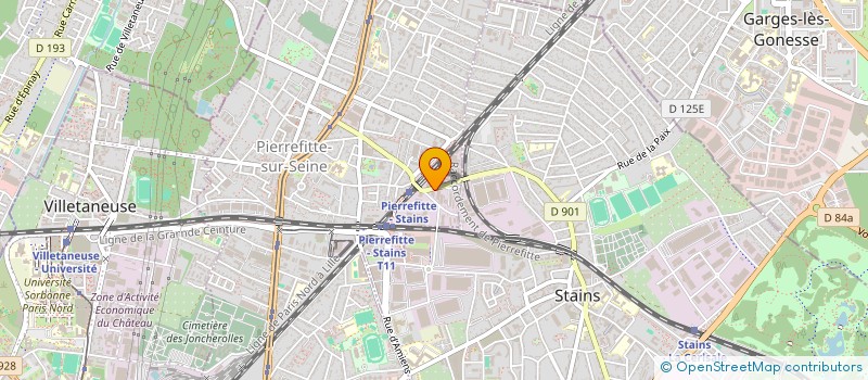 localisation de l'entreprise LA MAISON D'ART à PIERREFITTE-SUR-SEINE
