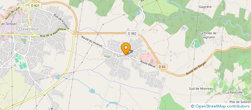 localisation de l'entreprise LA MAISON D'AUGUSTA à SAINT-CYR