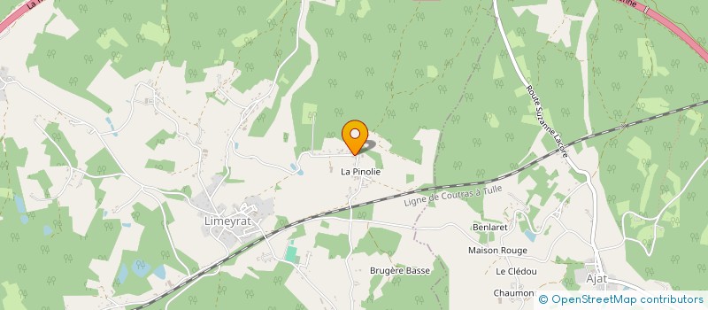 localisation de l'entreprise LA MAISON D'AUGUSTIN  LIMEYRAT