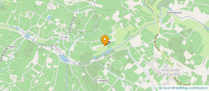 localisation de l'entreprise LA MAISON D'AUGUSTINE à LUSSAC