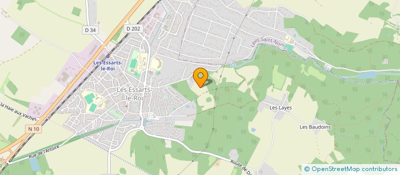 localisation de l'entreprise LA MAISON D AUREL  LES ESSARTS-LE-ROI