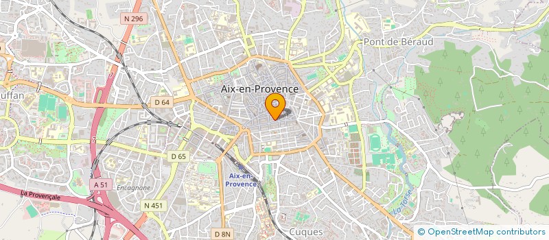 localisation de l'entreprise LA MAISON D'AURORE PAUSE CARTABLE à AIX-EN-PROVENCE
