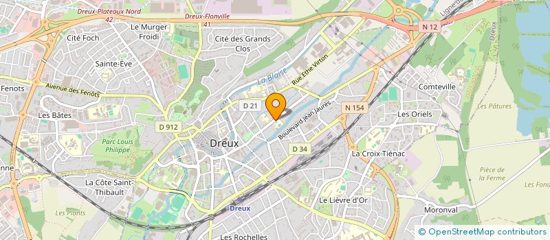 localisation de l'entreprise LA MAISON D'AVERROES à DREUX