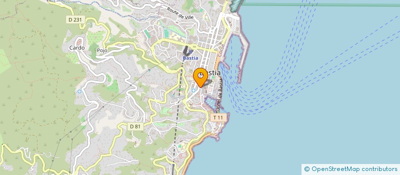localisation de l'entreprise LA MAISON D EAU à BASTIA