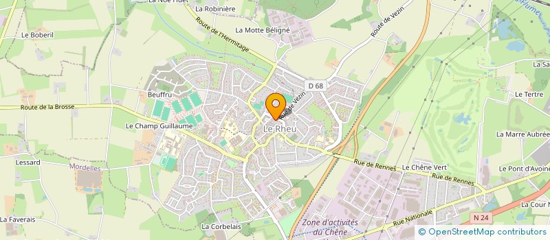 localisation de l'entreprise LA MAISON D'EDITIONS  LE RHEU