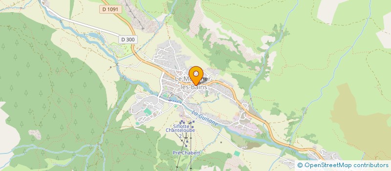localisation de l'entreprise LA MAISON D'EDOUARD à LE MONETIER-LES-BAINS