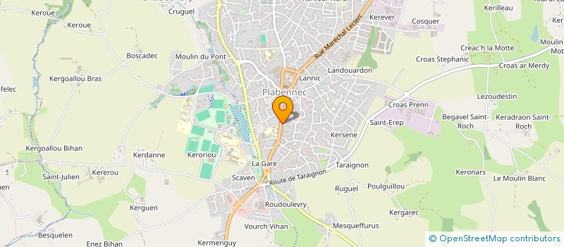 localisation de l'entreprise LA MAISON D'EN FACE  PLABENNEC