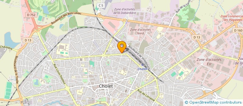 localisation de l'entreprise LA MAISON D'ENOCH à CHOLET