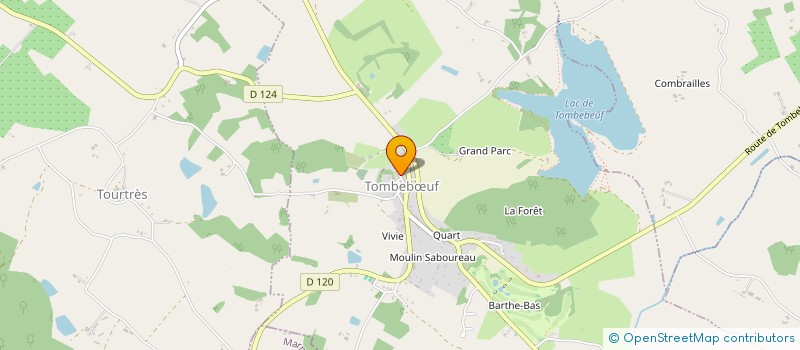 localisation de l'entreprise LA MAISON D'EVA  TOMBEBUF