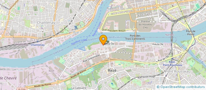 localisation de l'entreprise LA MAISON D'HELIE  REZE