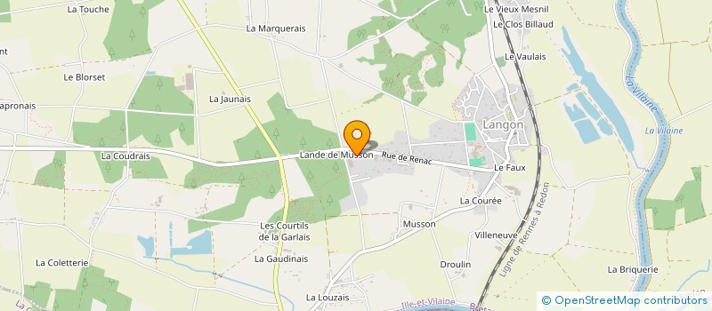 localisation de l'entreprise LA MAISON D'HEOL à LANGON