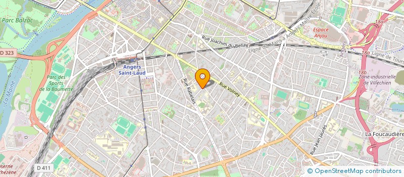 localisation de l'entreprise LA MAISON D'INVESTISSEMENT à ANGERS