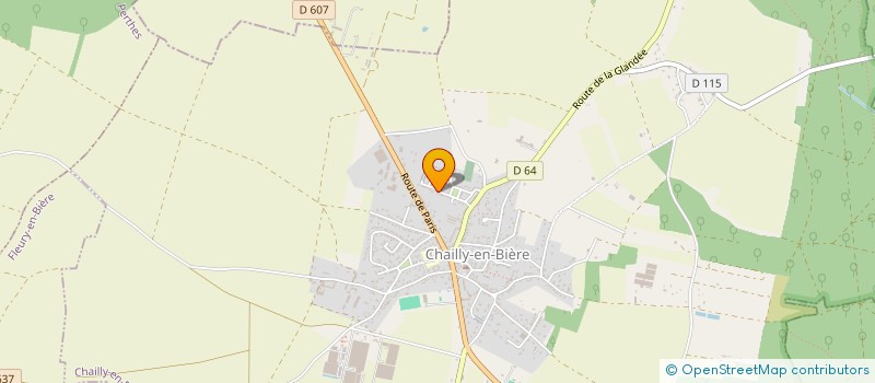 localisation de l'entreprise LA MAISON D'ISIS  CHAILLY-EN-BIERE