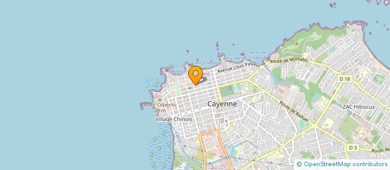 localisation de l'entreprise LA MAISON D'M à CAYENNE