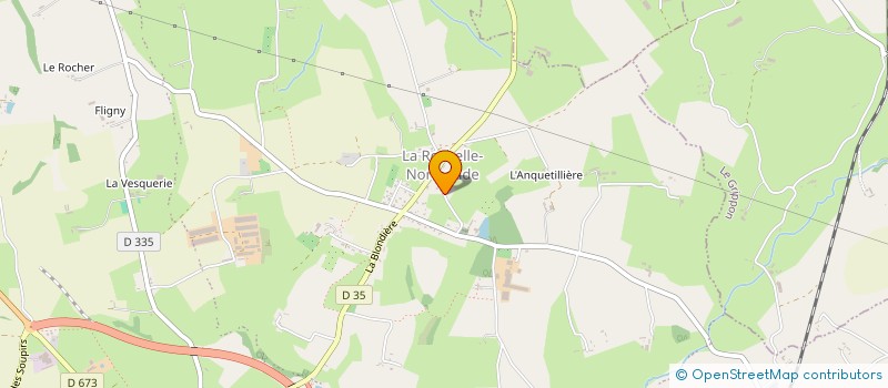 localisation de l'entreprise LA MAISON D'ODILE à SARTILLY-BAIE-BOCAGE