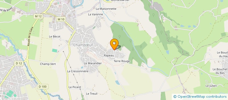 localisation de l'entreprise LA MAISON D'OEUVRES  CHAMBUF