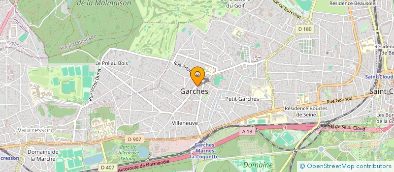 localisation de l'entreprise LA MAISON D'OLIVIA à GARCHES