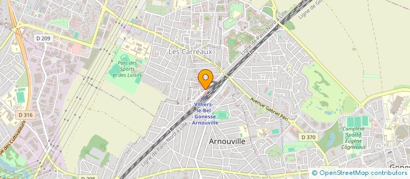 localisation de l'entreprise LA MAISON D OR à ARNOUVILLE