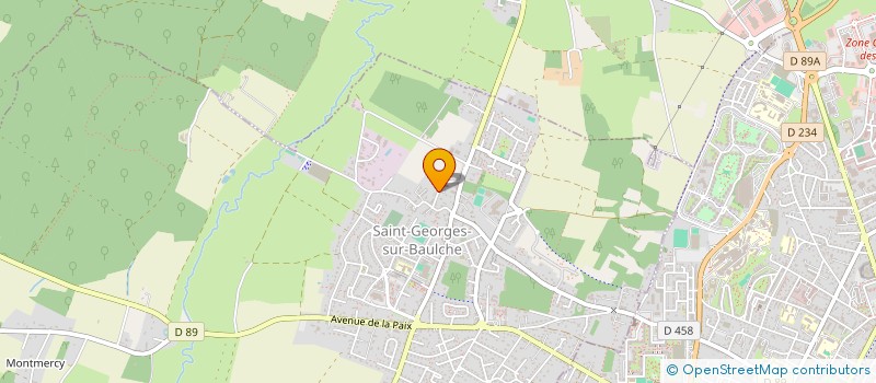 localisation de l'entreprise LA MAISON D'ULTERIA  SAINT-GEORGES-SUR-BAULCHE