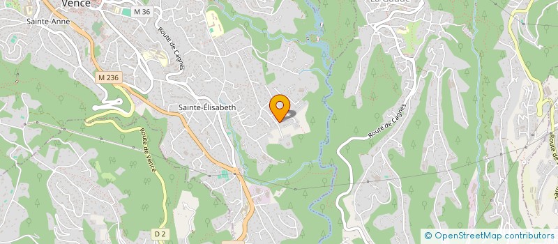 localisation de l'entreprise LA MAISON DANS LA MONTAGNE  VENCE