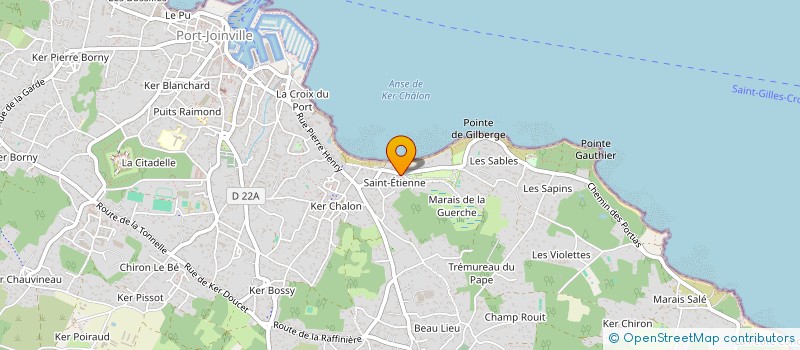 localisation de l'entreprise LA MAISON DE BEA à L'ILE-D'YEU
