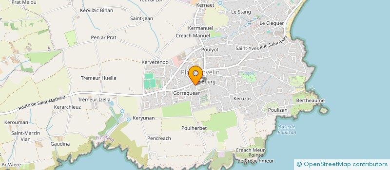 localisation de l'entreprise LA MAISON DE BERTHEAUME  PLOUGONVELIN