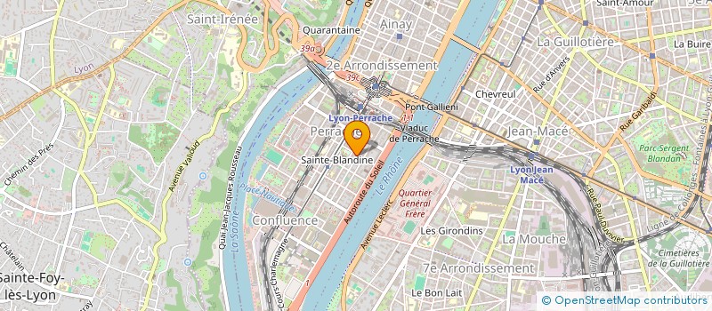 localisation de l'entreprise LA MAISON DE BLAISE  LYON