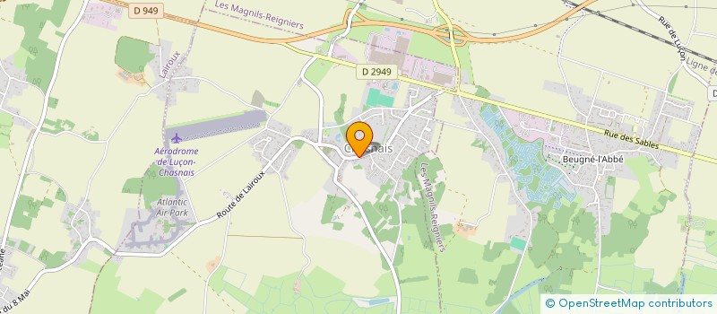 localisation de l'entreprise LA MAISON DE BLANCHE  LUCON