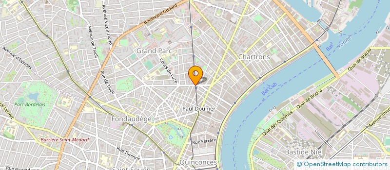 localisation de l'entreprise LA MAISON DE BLANCHE  BORDEAUX