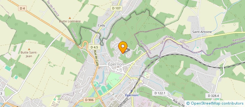 localisation de l'entreprise LA MAISON DE CALVES à EPERNON