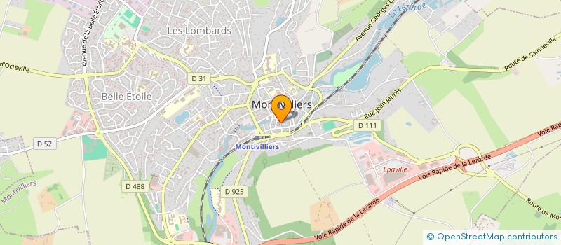 localisation de l'entreprise LA MAISON DE CANDICE à MONTIVILLIERS