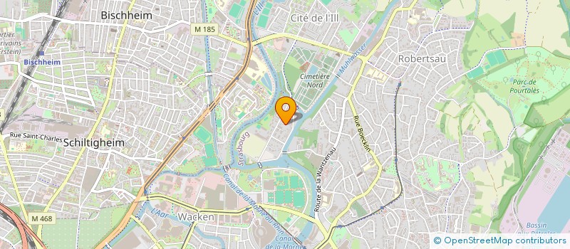 localisation de l'entreprise LA MAISON DE CAROLINE à STRASBOURG