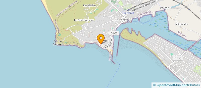 localisation de l'entreprise LA MAISON DE CARTERET à BARNEVILLE-CARTERET
