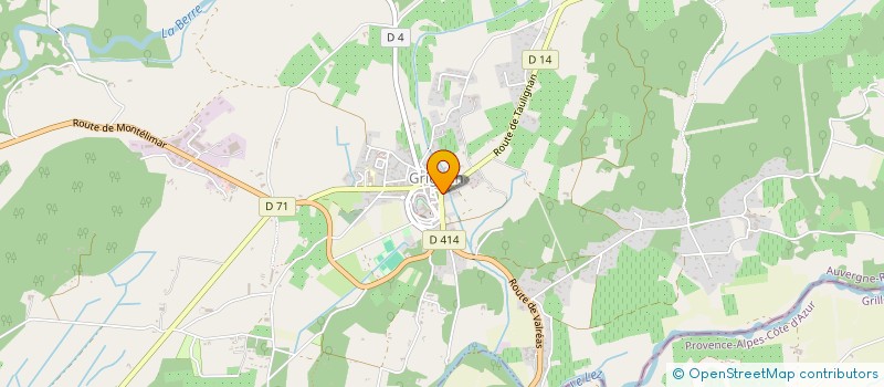 localisation de l'entreprise LA MAISON DE CASTELLANE  GRIGNAN