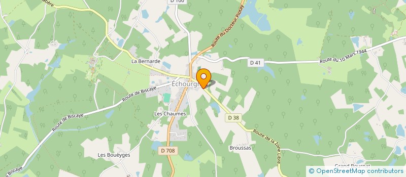 localisation de l'entreprise LA MAISON DE CECILE  SAINT AULAYE-PUYMANGOU