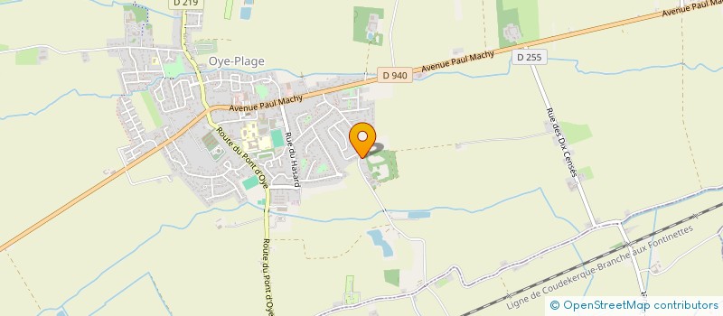 localisation de l'entreprise LA MAISON DE CELESTIN  OYE-PLAGE
