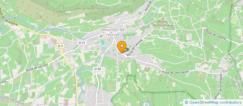 localisation de l'entreprise LA MAISON DE CELINE  BEAUMES-DE-VENISE