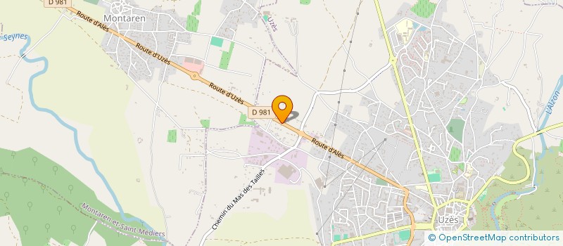 localisation de l'entreprise LA MAISON DE CHARLOTTE ET TITIA à UZES