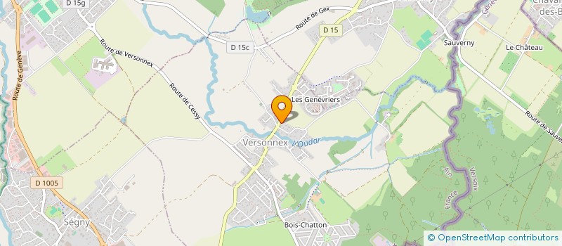 localisation de l'entreprise LA MAISON DE CHEVRY  VERSONNEX