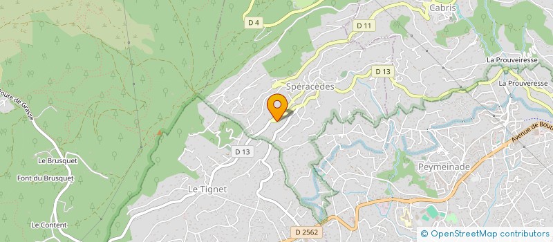 localisation de l'entreprise LA MAISON DE CLARISSE à GRASSE