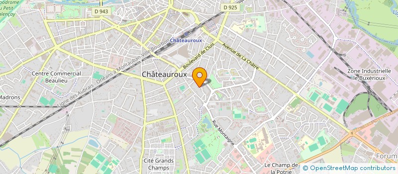 localisation de l'entreprise LA MAISON DE CLEMENTINE à CHATEAUROUX